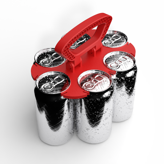 Sixer Buddy Rot  - Dosenhalter